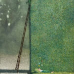 Thomas Bossard - Les papillons - huile sur toile - 92 x 73 cm