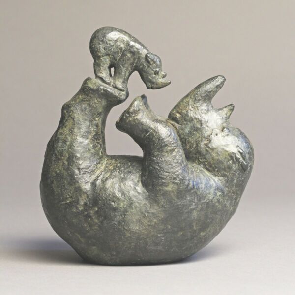 Sophie Verger - Rhinoceros boule -bronze - 17,5 x 16 x 9 cm - 2200 €