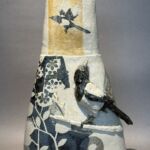 Mollie Brotherton - Amour pies II - céramique, pièce unique - 43 x 12 x 5 cm - 450 €
