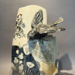 Mollie Brotherton - Envol - céramique, pièce unique - 47 x 18 x 3 cm - 520 €