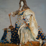 Patrick Pietropoli - Louis XIV d’après Rigaud - huile sur toile - 101,5 X 96,5 cm