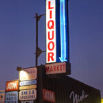 Olivier Pojzman - Nick's Liquor - toile - 66 x 21cm