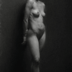 Dan Stumberger - Nude - Nitram charcoal and white chalk on Arches cold pressed 100% cotton 180g/m2 watercolor paper - 75 x 45 cm - 2200 €