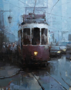 Jacob Dhein – San Francisco – huile sur bois – 50 x 40 cm – 3700 €