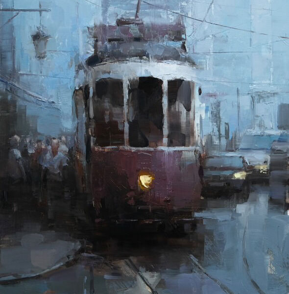 Jacob Dhein – San Francisco – huile sur bois – 50 x 40 cm – 3700 €