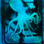 Alfons Alt - Pelagos - Pigments sur papier marouflé sur toile et châssis - 100 x 81 cm - 3000 €