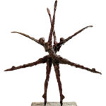 Nancy Vuylsteke de Laps - Etincelles 6/8 – bronze – 39 x 39 x 10 cm – 3900 €