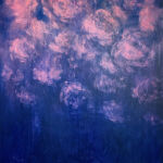 Laurent de Vismes - Option Pivoines - huile sur toile - 117 x 90 cm