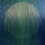 Laurent de Vismes - Soleil vert - technique mixte - 143 x 114 cm