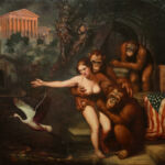 Richard T Scott - Suzanna and the Elders - huile sur toile - 76 x 86 cm - 8500 €