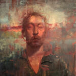 Richard T Scott - Zeitgeist - huile sur toile - 50 x 40 cm - 3800 €