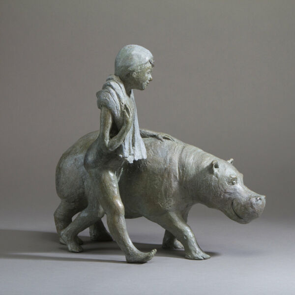 Sophie Verger - La baignade - bronze - 40 x 44 x 25 cm - 4200 €