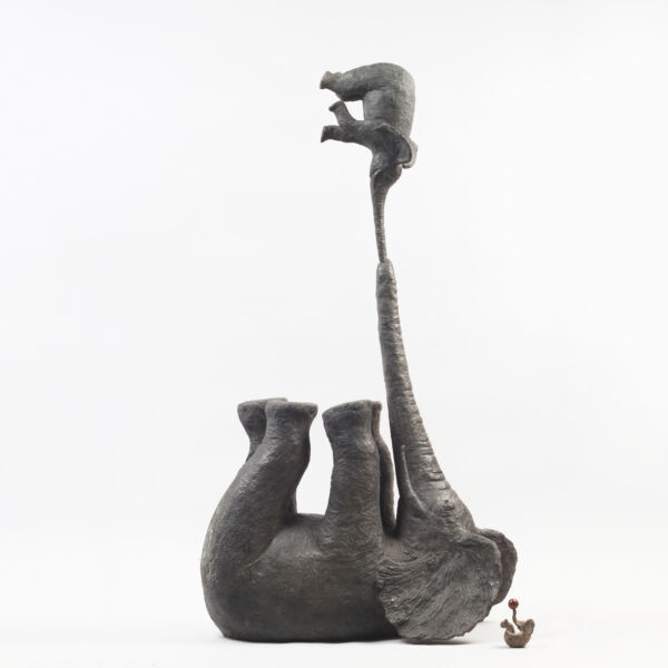 Sophie Verger - Equilibristes au jardin - bronze - 138 x 70 x 40 cm - 29000 €