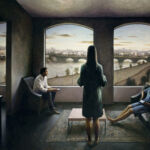 Marc Chalmé - The river - 160 x 240 cm - huile sur toile