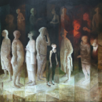 Bertrand Bataille - Le Palais des glaces - huile sur toile - 80 x 100 cm