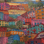 Stepart - Biarritz - technique mixte - 91 x 61 cm