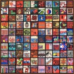 Stepart - Jazz - technique mixte - 100 x 100 cm